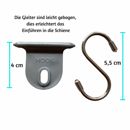 Altera la Vita Markisenhaken-Set 12-teilig für alle gängigen Markisen Fiamma, Thule, Omnistor, Dometic 7mm für Wohnmobil, Wohnwagen, Camping, Garten