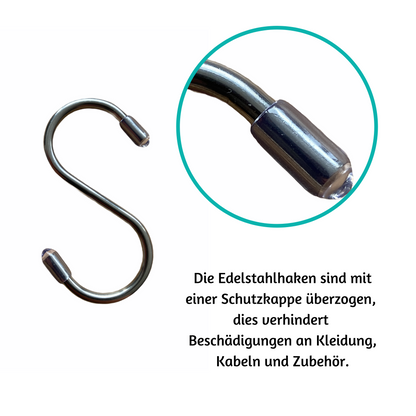 Altera la Vita Markisenhaken-Set 12-teilig für alle gängigen Markisen Fiamma, Thule, Omnistor, Dometic 7mm für Wohnmobil, Wohnwagen, Camping, Garten