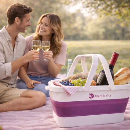 Faltbarer Picknickkorb
